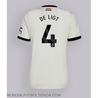 Camiseta Manchester United Matthijs de Ligt #4 Tercera Equipación Replica 2024-25 mangas cortas Camiseta Manchester United Matthijs de Ligt #4 Tercera Equipación Replica 2024-25 mangas cortas